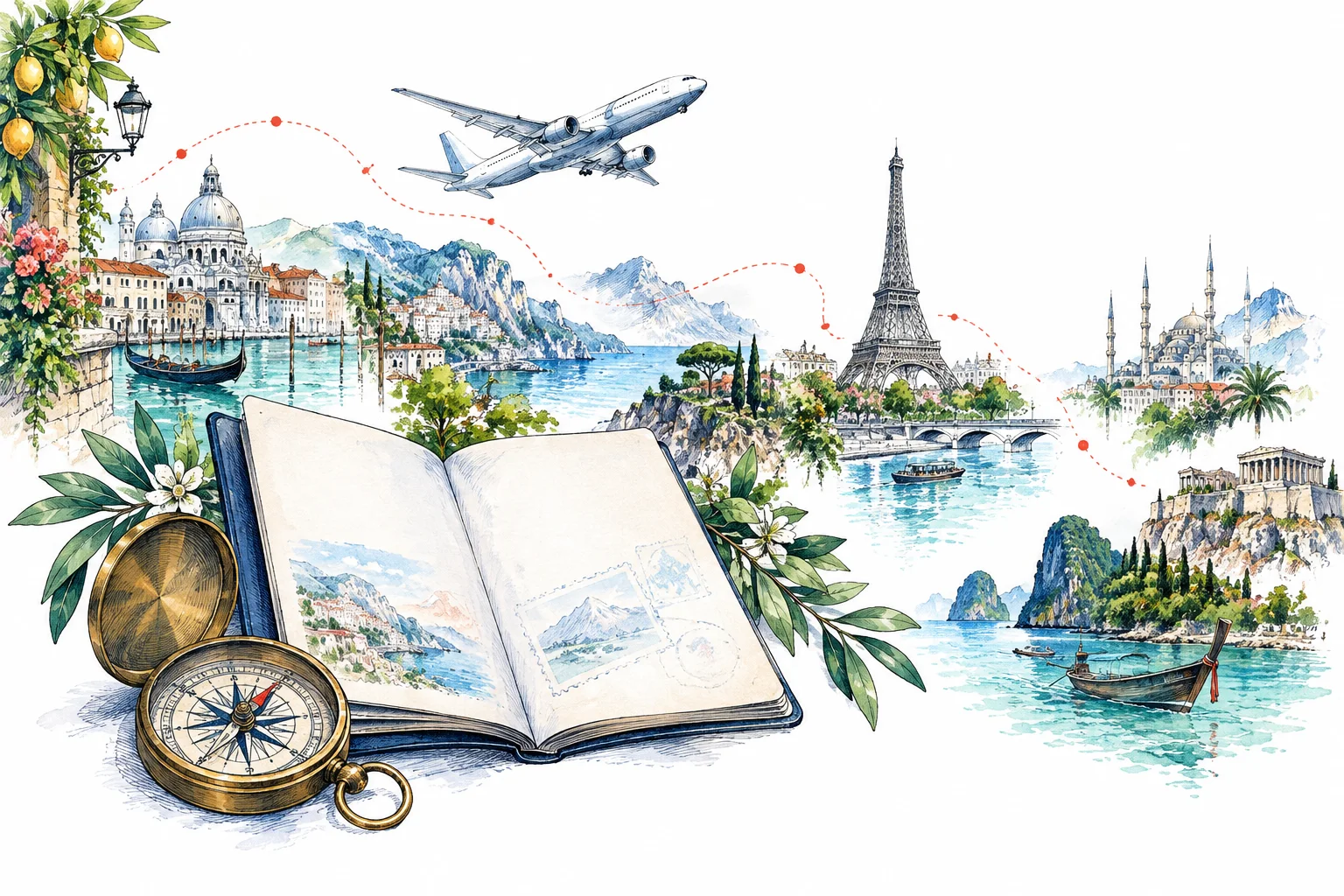 Your next chapter: illustrated Worldwide journey