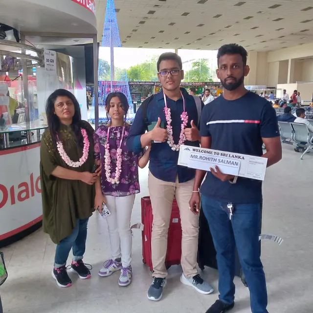 A warm welcome to Sri Lanka