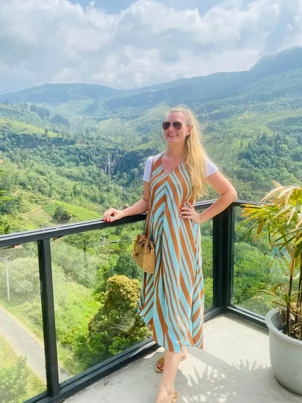Among the green hills