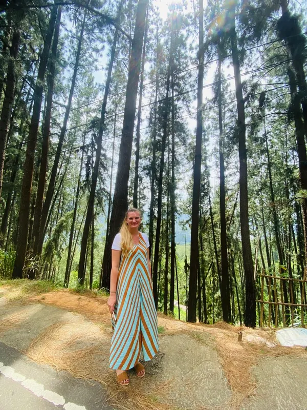 A slower moment beneath the trees