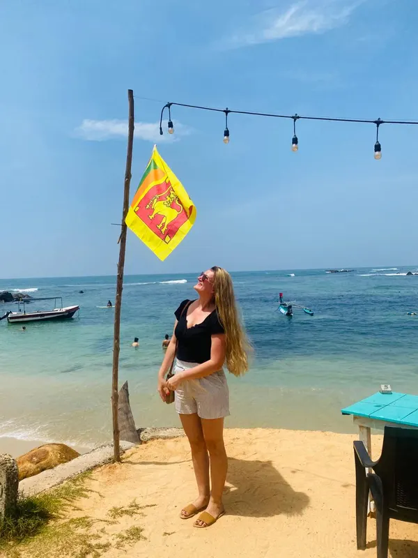 By the Indian Ocean
