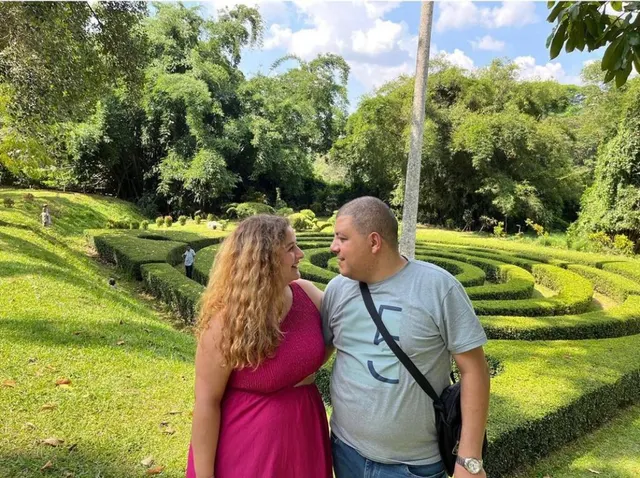A quiet moment in the gardens